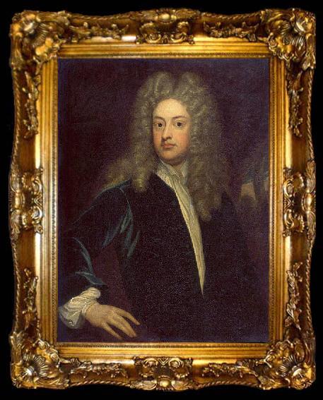 framed  Sir Godfrey Kneller Portrait of Joseph Addison, ta009-2